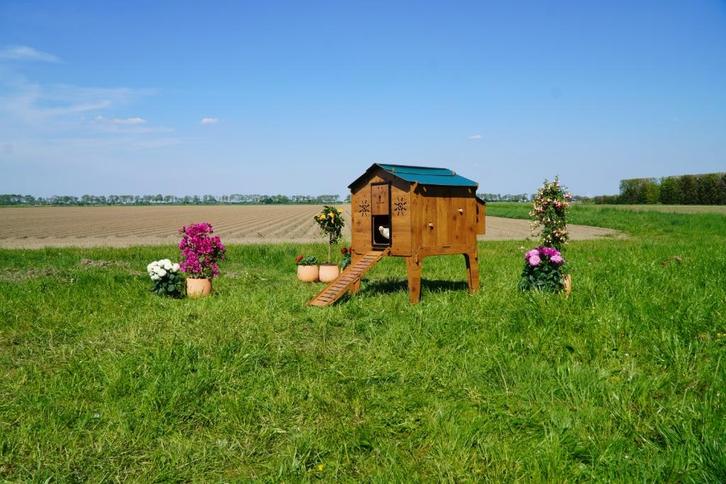 Trespa Kippenhok / Duplex L - Cucciolotta, Dieren en Toebehoren, Pluimvee | Toebehoren, Nieuw, Kippenhok of Kippenren, Ophalen of Verzenden