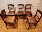 Lot de cinq chaises luterma, Antiek en Kunst, Antiek | Meubels | Stoelen en Sofa's, Ophalen