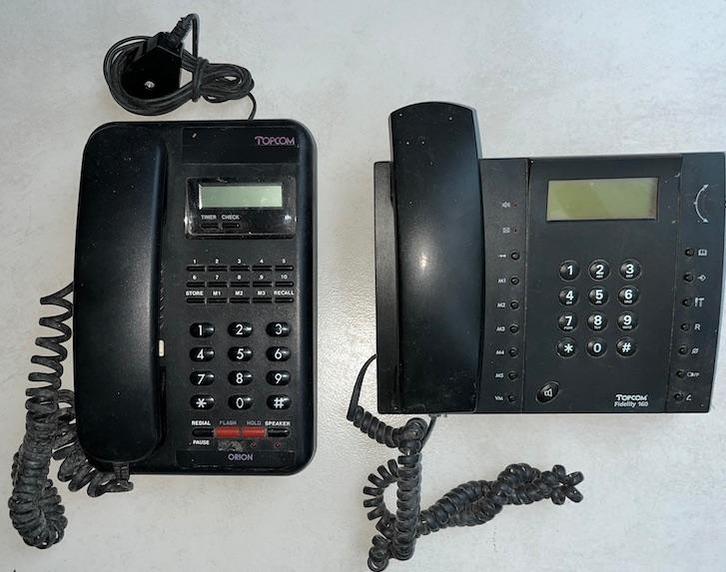 telefoon Topcom 2 stuks, Telecommunicatie, Vaste telefoons | Handsets en Draadloos, Gebruikt, 2 handsets, Ophalen of Verzenden