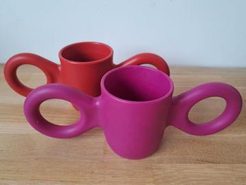 Gispen design 2x beker "domoor" Richard Hutten beschikbaar voor biedingen
