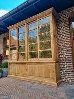 Eiken vitrinekast/buffetkast GRATIS LEVERING, Huis en Inrichting, Ophalen of Verzenden, Zo goed als nieuw