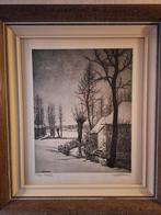 schilderij/Ets van Em De cooman ( 1976), Enlèvement