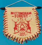 Belle bannière vintage de football des années 1970 de Nottin, Comme neuf, Enlèvement ou Envoi