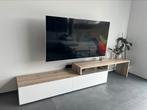 Tv meubel tweedelig, Huis en Inrichting, Kasten |Televisiemeubels, Ophalen, Zo goed als nieuw, Scandinavisch