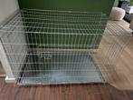 bench zilver h: 82 - L:120 - br: 74, Dieren en Toebehoren, Hondenhokken, Ophalen, Gebruikt, 65 tot 100 cm, Hondenhok