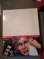 schilderen op nummer gezicht, Hobby en Vrije tijd, Schilderen, Ophalen of Verzenden, Nieuw, Schilderen op nummer