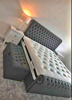 Elegante Bedframe met Knopen – Beschikbaar in Meerdere Maten, Verzenden, Nieuw