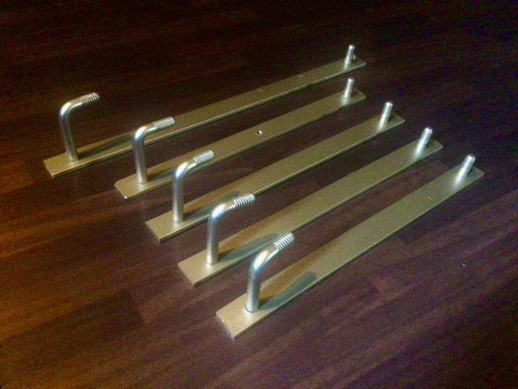 Metalen onderdelen Louis van Teeffelen Webe 60s Wall unit, Doe-het-zelf en Bouw, Metalen, Gebruikt, Ophalen of Verzenden
