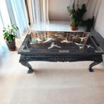 Prachtige Aziatische salontafel, Huis en Inrichting, Ophalen, Zo goed als nieuw, Glas