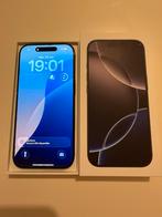 Iphone 16 pro zwart 128 GB factuur en garantie, IPhone 16 Pro, 128 GB, Zwart, Ophalen of Verzenden