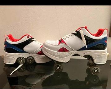 Quad Kick Roller Skates – Y2K sneakers met wieltjes beschikbaar voor biedingen