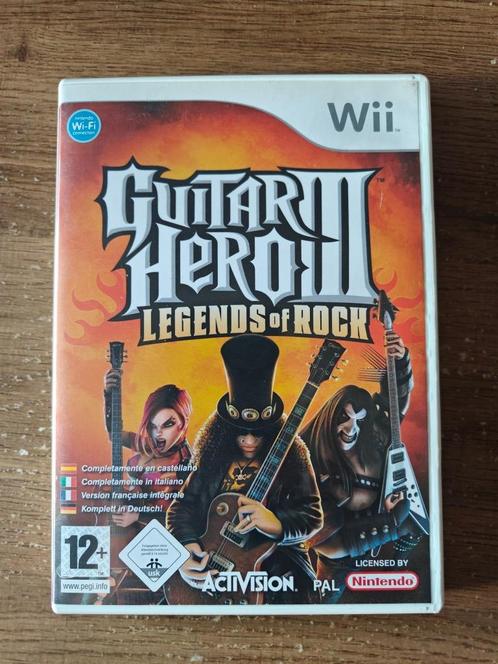 Guitar Hero III: Legends of Rock, Consoles de jeu & Jeux vidéo, Jeux | Nintendo Wii, Utilisé, Enlèvement ou Envoi