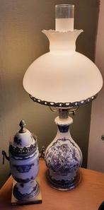 Lamp en siervaas met deksel., Antiek en Kunst, Ophalen of Verzenden