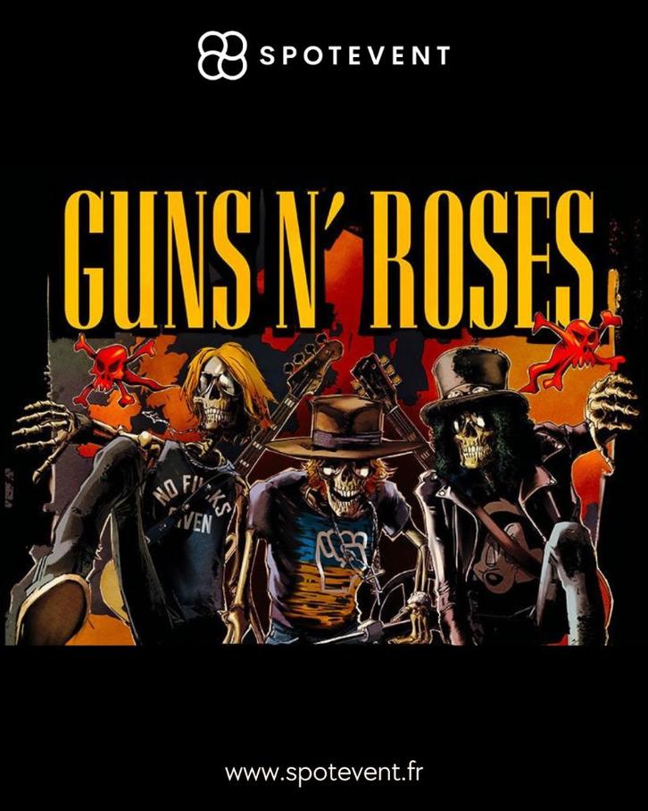 Guns N'Roses - Concert - Paris 2026 - Places, Tickets & Billets, Événements & Festivals