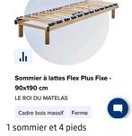 kingsize bed van het matras met uitneembare 90/200 poten, Ophalen, Zo goed als nieuw
