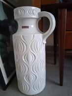 Vintage scheurig grote witte vaas., Ophalen of Verzenden