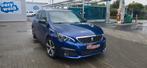 Peugeot 308 gt-line 2019 1.5l diesel adBlue, Auto's, Voorwielaandrijving, 4 cilinders, Blauw, Leder en Stof