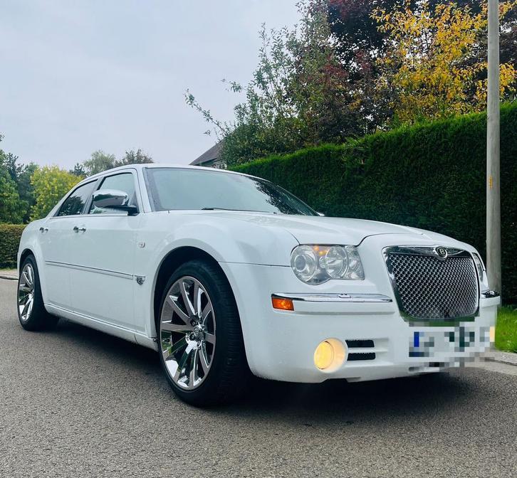 Chrysler 300c 2.7v6 Benzine+LPG, Auto's, Chrysler, Particulier, 300C, LPG, Berline, 4 deurs, Automaat, Wit, Grijs, Leder, Achterwielaandrijving
