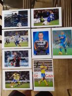 8 gehandtekende foto's  van voetballers, Verzamelen, Ophalen of Verzenden, Zo goed als nieuw