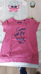 Tshirt zomer meisje maat 128 roze kleur, Kinderen en Baby's, Kinderkleding | Maat 128, Mexx, Meisje, Ophalen of Verzenden, Zo goed als nieuw