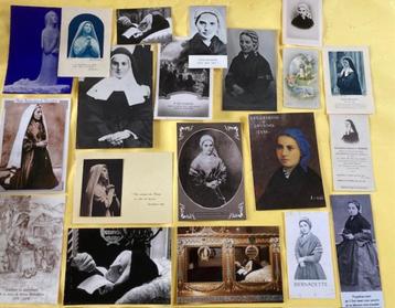 20 prenten / kaarten heilige Bernadette Soubirous beschikbaar voor biedingen