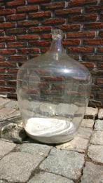 Ancienne cruche à vin en verre lourd H52cm/L 37cm, Enlèvement