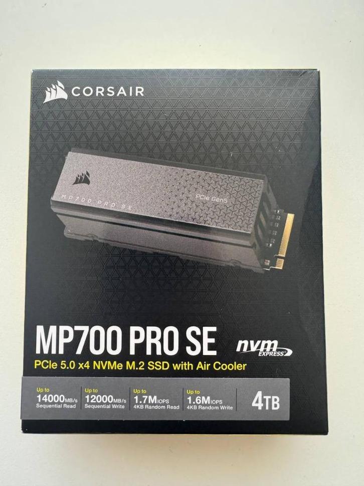 NEUF ssd Corsair mp700 pro se 4to, Computers en Software, Harde schijven, Nieuw, Console, Intern, SSD, Overige aansluitingen, Ophalen of Verzenden