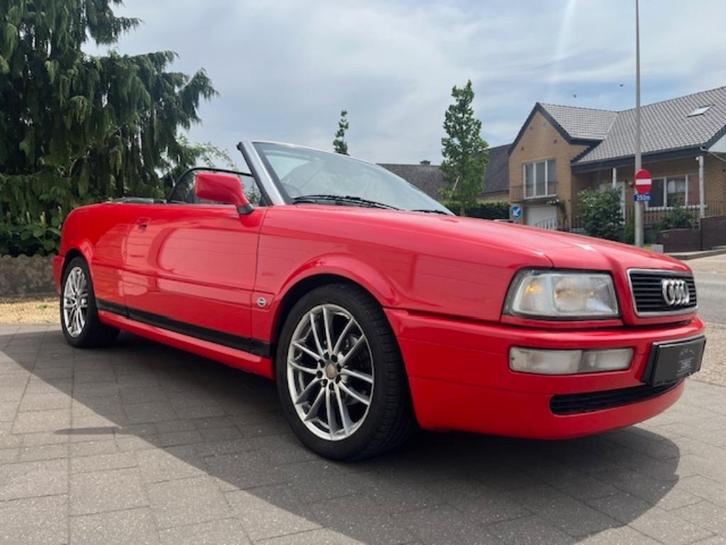Audi 80 cabrio 2.3 *Oldtimer*, Auto's, Audi, Bedrijf, Te koop, Benzine, Cabriolet, 2 deurs, Handgeschakeld, Rood, Zwart, Leder
