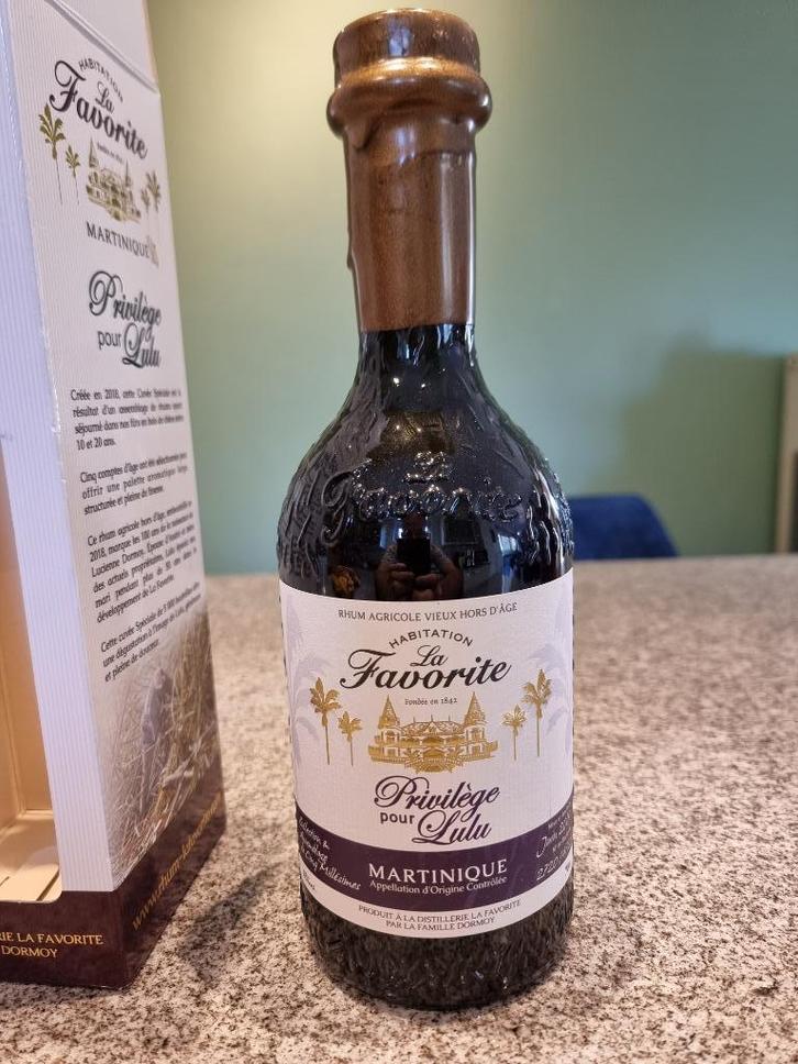 Rhum, het favoriete voorrecht voor Lulu 2019, Verzamelen, Wijnen, Nieuw, Overige typen, Overige gebieden, Vol, Ophalen of Verzenden