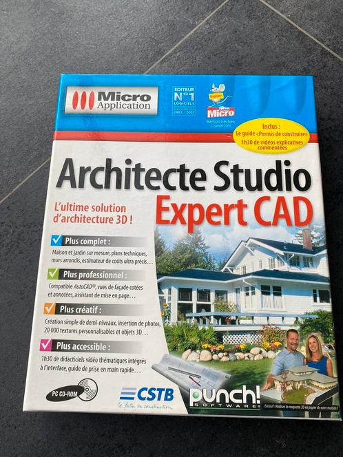 Architecte Studio Expert CAD, Livres, Informatique & Ordinateur, Comme neuf, Logiciel