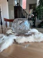 Boheems kristallen kaarsenhouder / vaas, Huis en Inrichting, Woonaccessoires | Kransen, Verzenden, Zo goed als nieuw