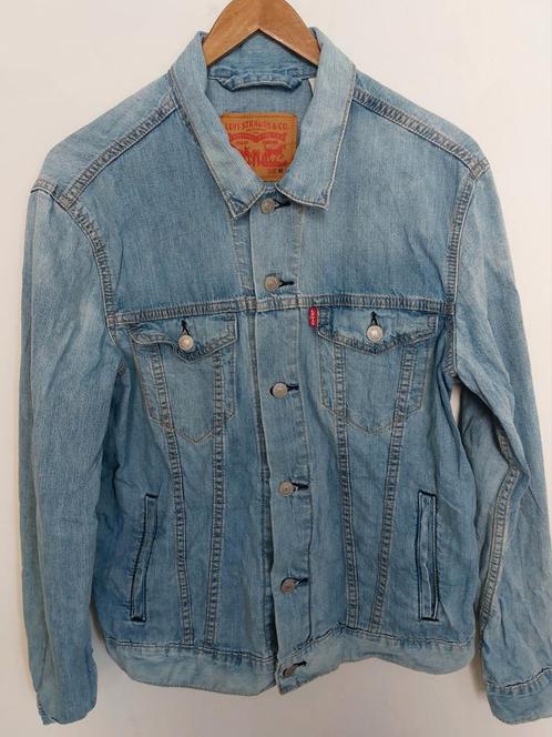 Levi's Light-Wash spijkerhemd, maat M, normale pasvorm, Kleding | Dames, Jassen | Zomer, Zo goed als nieuw, Ophalen of Verzenden