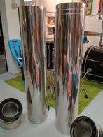 dubbelwandige afvoerbuizen gashaard, Doe-het-zelf en Bouw, Buizen en Afvoer, Ophalen, 2 tot 4 meter, Nieuw, Aluminium