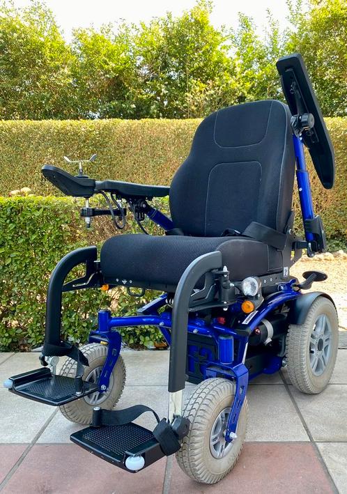 Vermeiren Forest 3 - blauwe elektrische rolstoel, Diversen, Rolstoelen, Elektrische rolstoel, Ophalen