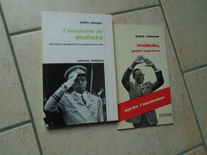 LIVRES:MOBUTU"JULES CHOME", Antiquités & Art, Antiquités | Livres & Manuscrits, Enlèvement ou Envoi