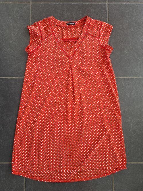 Rue des Abbesses nieuw rood kleed met v-hals, Kleding | Dames, Jurken, Nieuw, Maat 38/40 (M), Rood, Boven de knie, Ophalen of Verzenden