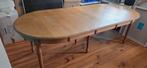Uitschuifbare eikenhouten eettafel, Ophalen, Intemporel, 100 tot 150 cm, Eikenhout
