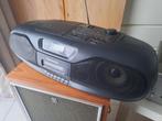 Draagbare radio, cd, cassettespeler - Panasonic RX-DS101., Audio, Tv en Foto, Radio's, Ophalen, Zo goed als nieuw, Radio, Met cd-speler