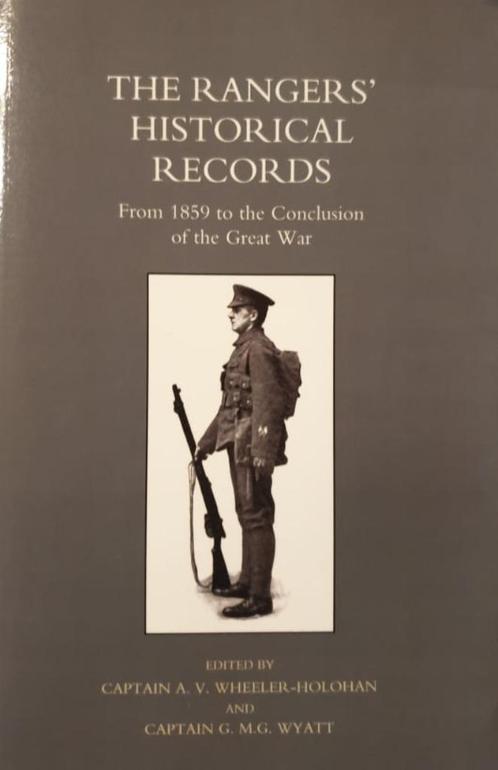 (1914-1918) The Rangers’ historcial records., Livres, Guerre & Militaire, Utilisé, Enlèvement ou Envoi