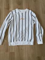 Pull Pier One blanc à lignes, Kleding | Heren, Maat 48/50 (M), Wit, Ophalen of Verzenden, Zo goed als nieuw