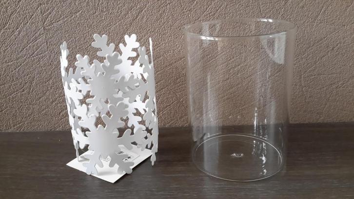 Lot / partij T-lichthouders SNOWFLAKE ( NIEUW ), Diversen, Kerst, Nieuw, Ophalen of Verzenden