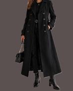 manteau long en laine noire de Didi taille M, Taille 38/40 (M), Enlèvement ou Envoi, Didi, Comme neuf