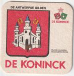 BIERKAART  DE KONINCK VLEESHOUWERS-VLEESVERKOPERS, Collections, Marques de bière, Sous-bock, Envoi, Neuf, De Koninck