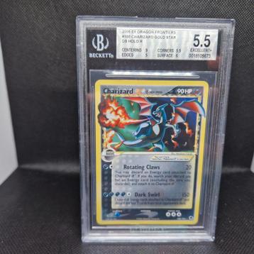 Charizard Gold Star Holo Ex Dragon Frontiers BGS 5.5  beschikbaar voor biedingen