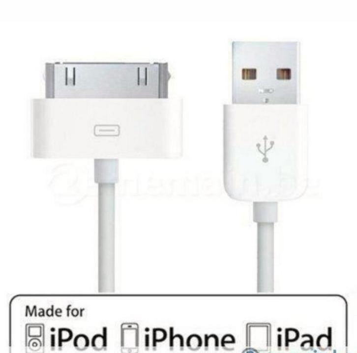 iPhone 3G/3GS/4/4S/iPod1234/iPad123 kabeloplader.., Telecommunicatie, Mobiele telefoons | Telefoon-opladers, Nieuw, Apple iPhone