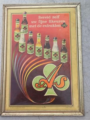 Glacoïde reclame: fijne likeur extrakten 1956 beschikbaar voor biedingen