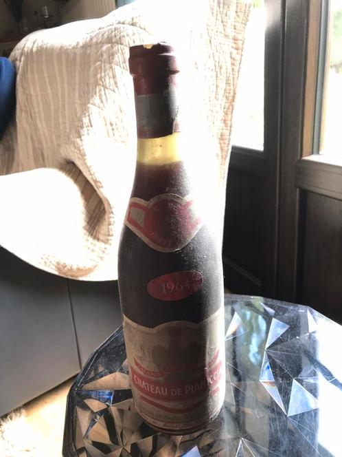 Bouteille de vin corse Château Pianiccia 1964, Verzamelen, Wijnen, Zo goed als nieuw, Ophalen