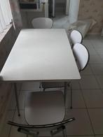 Vintage formica tafel en stoelen, Comme neuf, Enlèvement