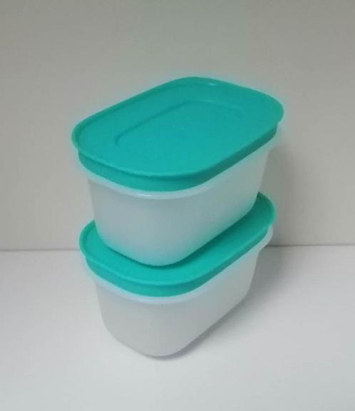 Tupperware™ « Diepvriezerdoos Igloo » 170 ml x 2 - blauw, Huis en Inrichting, Keuken | Tupperware, Nieuw, Bus of Trommel, Blauw