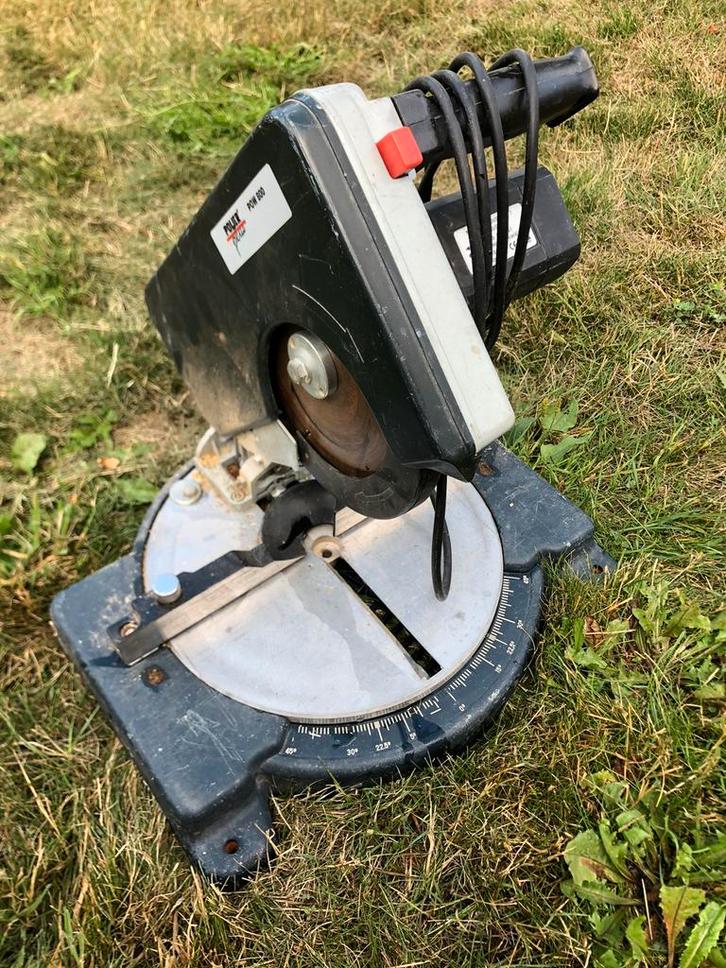 Afkort- en vestekzaag, Doe-het-zelf en Bouw, Gereedschap | Zaagmachines, Gebruikt, Afkortzaag, 600 tot 1200 watt, 30 tot 70 mm